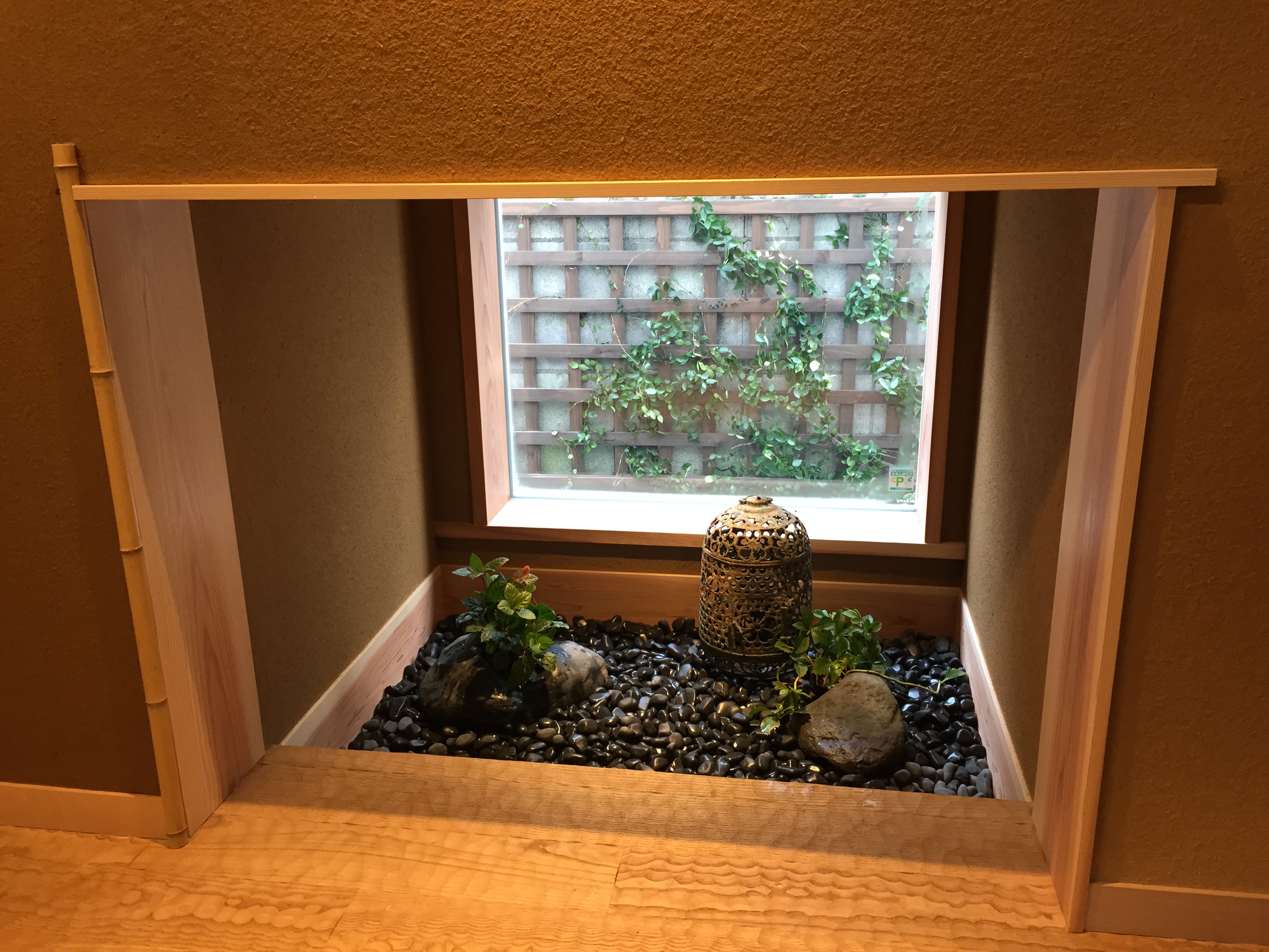 和室に坪庭