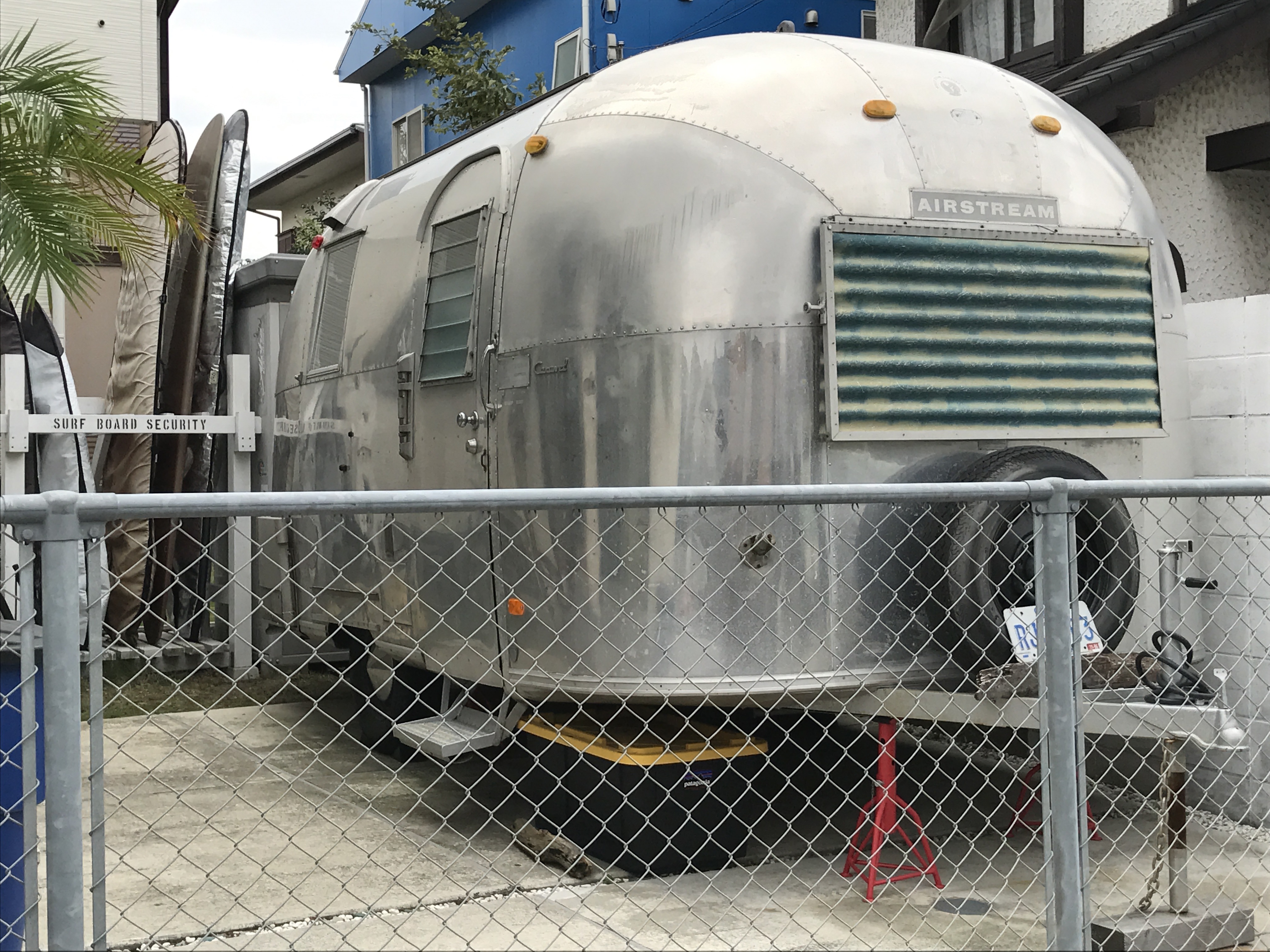 AIRSTREAMが入庫し、苦労したメッキゲートが生きる